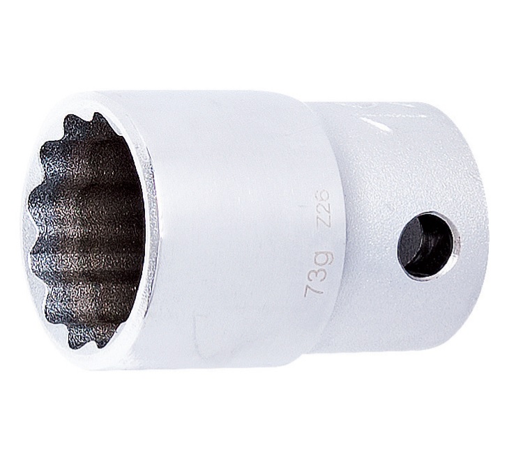 190/1 12P-H Capete chei tubulare 1/2” cu 12 laturi, DIM 1.1/8” – Unior ( 626217 )