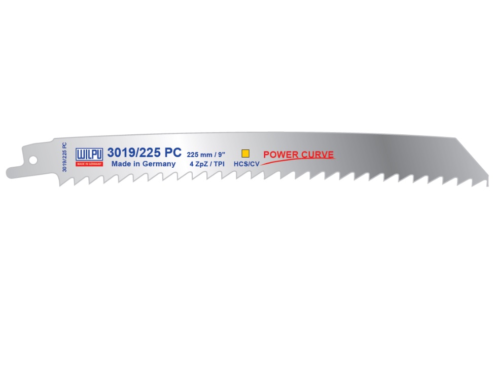 3019/225 PC Panza pentru fierastrau pentru lemn, DIM 225 x 19 x 1.05 mm - Wilpu ( 12675 00005 )
