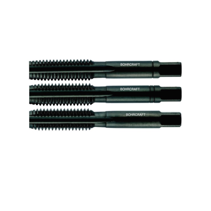 4110 Set 3 Tarozi pentru filetare manuala, pas normal, DIM M 3 - Bohrcraft ( 41101100300 )