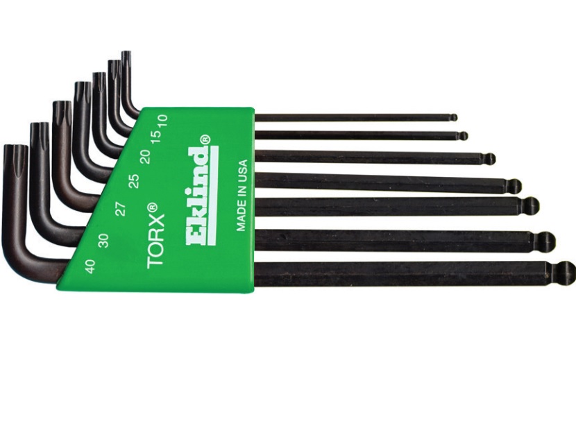 Set chei cu profil TX in suport de plastic TX10 - TX40 / 7 piese - Eklind ( 10007 )