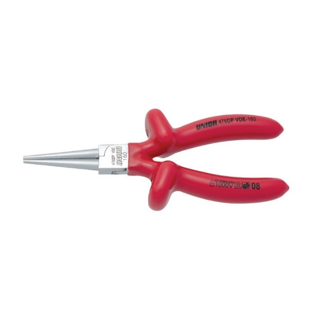 Cleste cu varfuri rotunde izolat la 1000 V, L 160 mm - Unior ( 619185 )