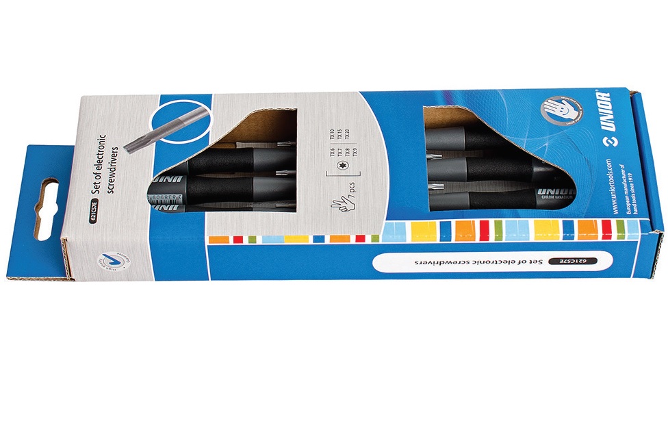 621CS7E Set de surubelnite pentru electronisti in cutie de carton / 7 piese – Unior ( 620961 )