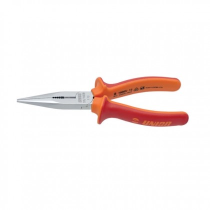 Cleste cu varfuri semirotunde si tais lateral izolat la 1000 V, L 200 mm - Unior ( 610437 )