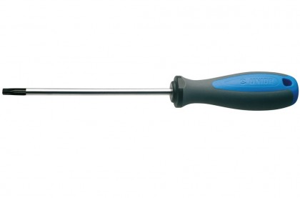 Surubelnita profil TORX (TX) maner trimaterial TBI, cromata, DIM TX 15 – Unior ( 611727 )