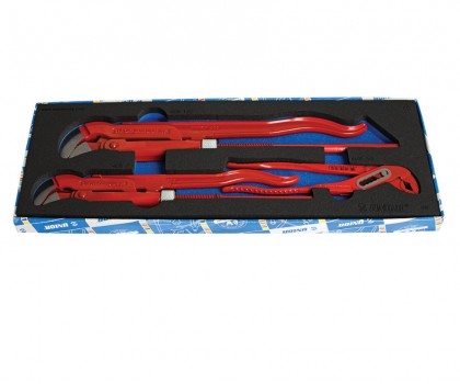 Set de clesti instalatori si reglabili in cutie de carton / 3 piese - Unior ( 612599 )