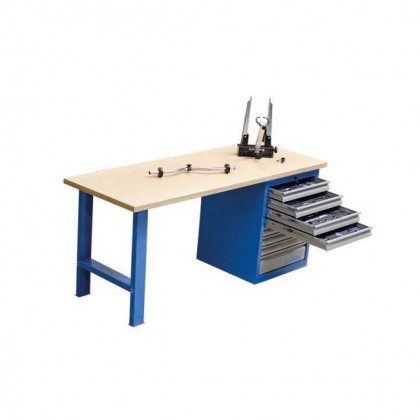 2600A Banc de lucru echipat pentru atelier service biciclete / 166 piese - Unior ( 628677 )