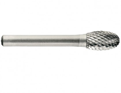 Freza din carbura de tungsten forma E - ovala, cu tais dublu, DIM 16 - Tivoly ( 103181116006 )