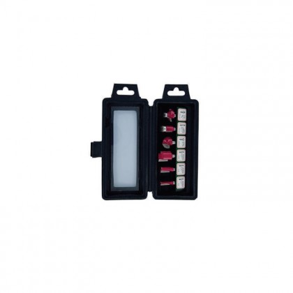 Set de 6 freze cu coada profile diferite, in cutie de plastic, D 8 - Tivoly ( XT60642064006 )