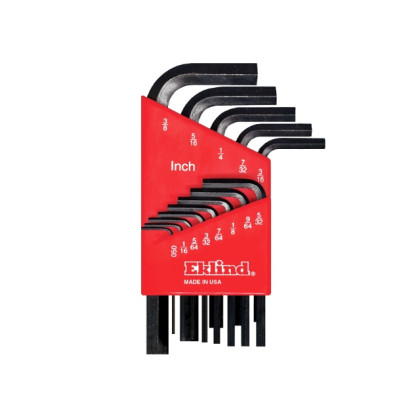 Set 13 chei locas hexagonal scurte in suport de plastic - Eklind ( 10113 )