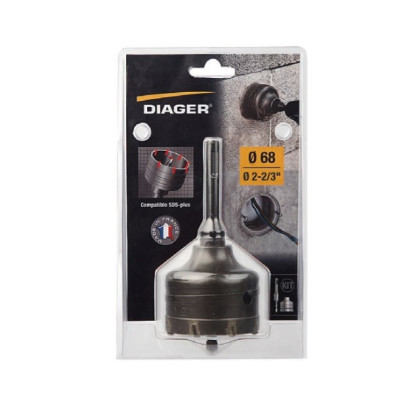 Kit carota cu placute CMS SDS-plus, DIM 68 ( 326CD068 )