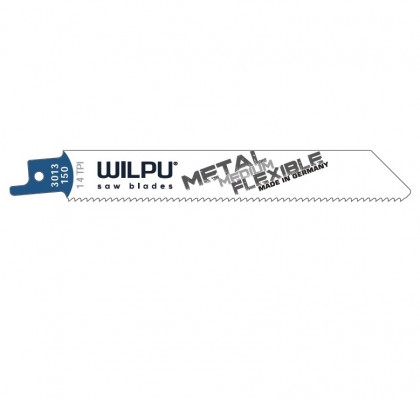 3013/150 Panza pentru fierastrau sabie, metal / 2 buc, DIM 150x19x0.9 mm - Wilpu ( 14615 00002 )