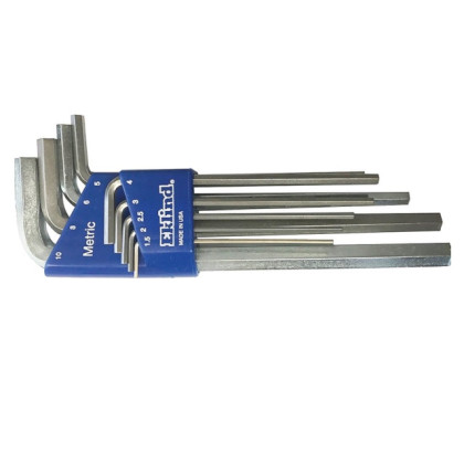 Set chei locas hexagonal lungi in suport de plastic, DIM 1.5 – 10/ 9 piese - Eklind ( 11609 )