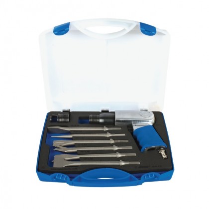 Pistol pneumatic daltuitor cu set de dalti / 7 piese - Unior ( 619964 )
