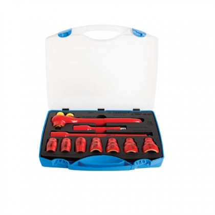 Set capete chei tubulare izolate la 1000 V in cutie 13 - 27 / 10 piese - Unior ( 621646 )