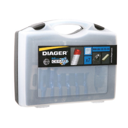 Set 9 carote cu carbura diamantata pentru placi ceramice ( 426B )