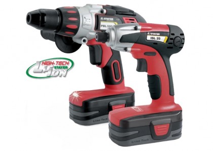Set Masina de gaurit / insurubat  si Masina  insurubat cu impact in geanta - Stayer ( cod: 1.634 )