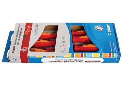Set de surubelnite izolate profil hexagonal, DIM 2.5 - 8 / 6 piese - Unior ( 617048 )