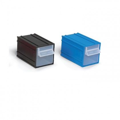 Modul plastic albastru cu capac, DIM 80 x 140 x 80 - Port-Bag ( P.C. 013 BLUE )