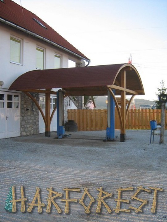Garaje, carporturi auto, depozite din lemn