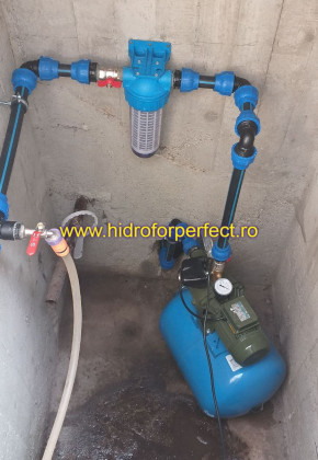 Montaj hidrofor gradina