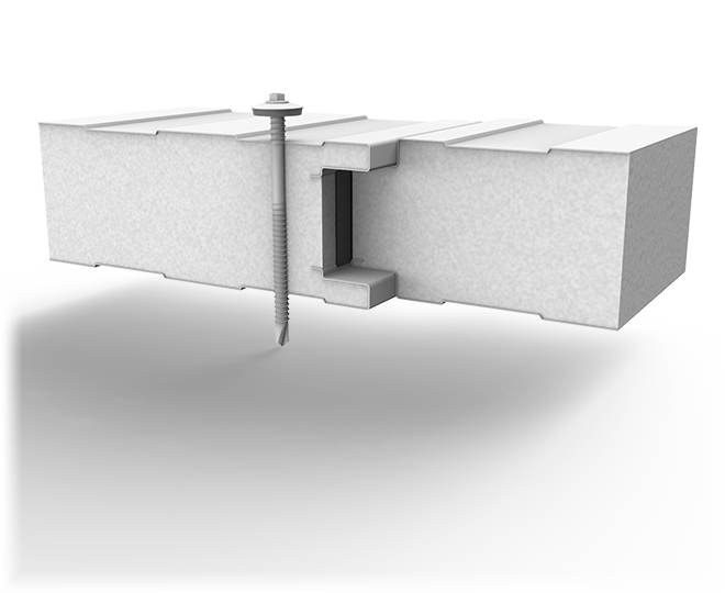 Panouri Sandwich de Perete PUR - RAL 9002