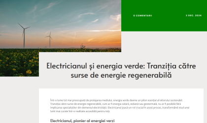 Electricianul și Energia Verde