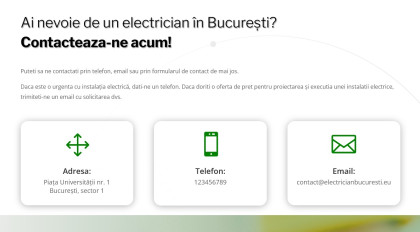 Electrician București - Soluții Electrice Profesionale
