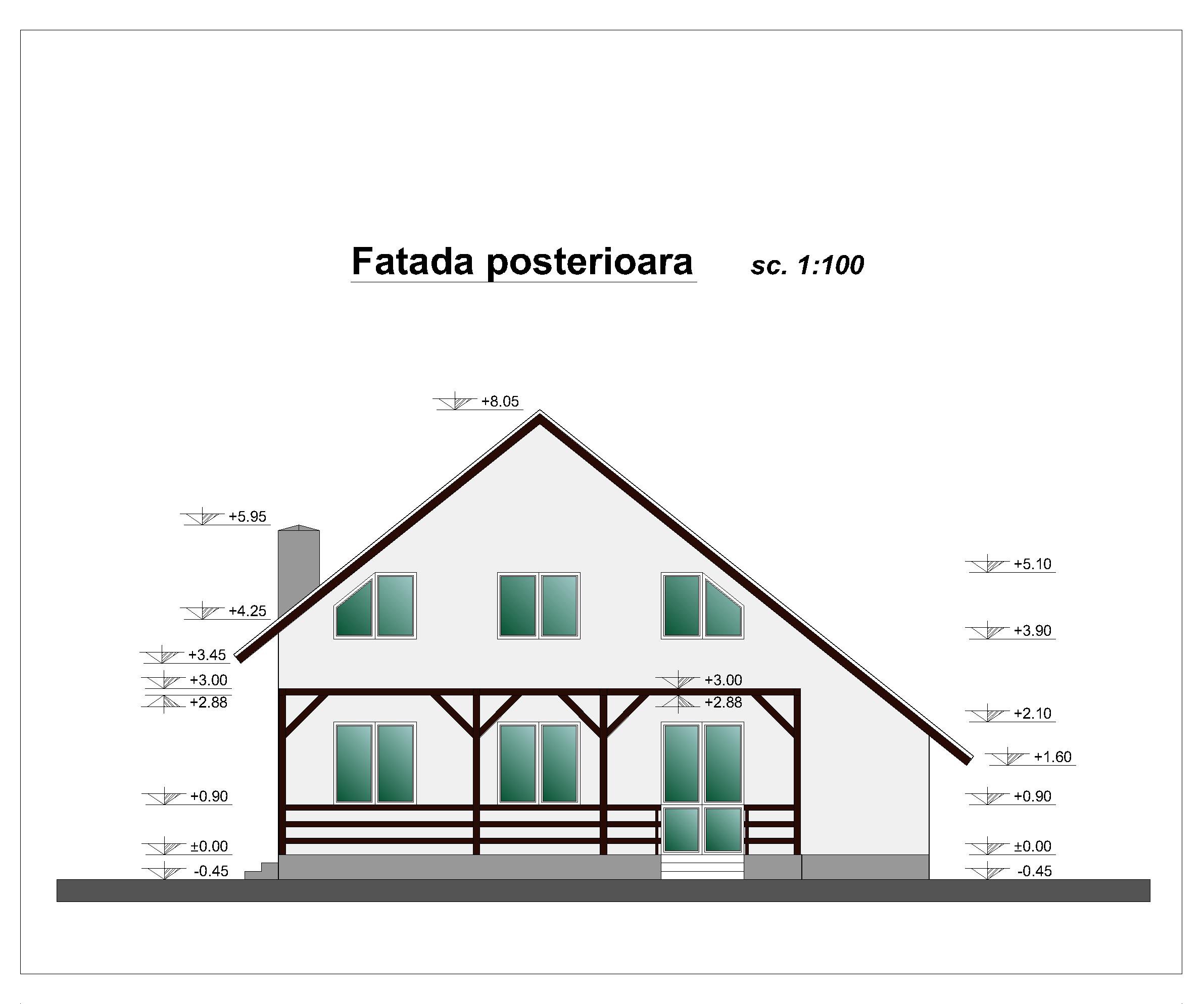 Constructii case din lemn 189 mp
