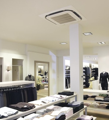 Sistem climatizare caseta round flow