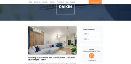 Montaj eficient si sigur pentru aparat aer conditionat Daikin