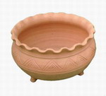Articole ceramica de gradina culoarea caramizii