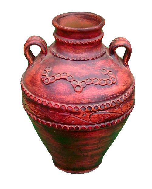 Articole ceramica de gradina-rosie