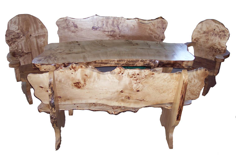Mobilier de gradina din lemn