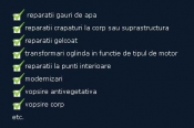 Reparatii ambarcatiuni agrement Tulcea