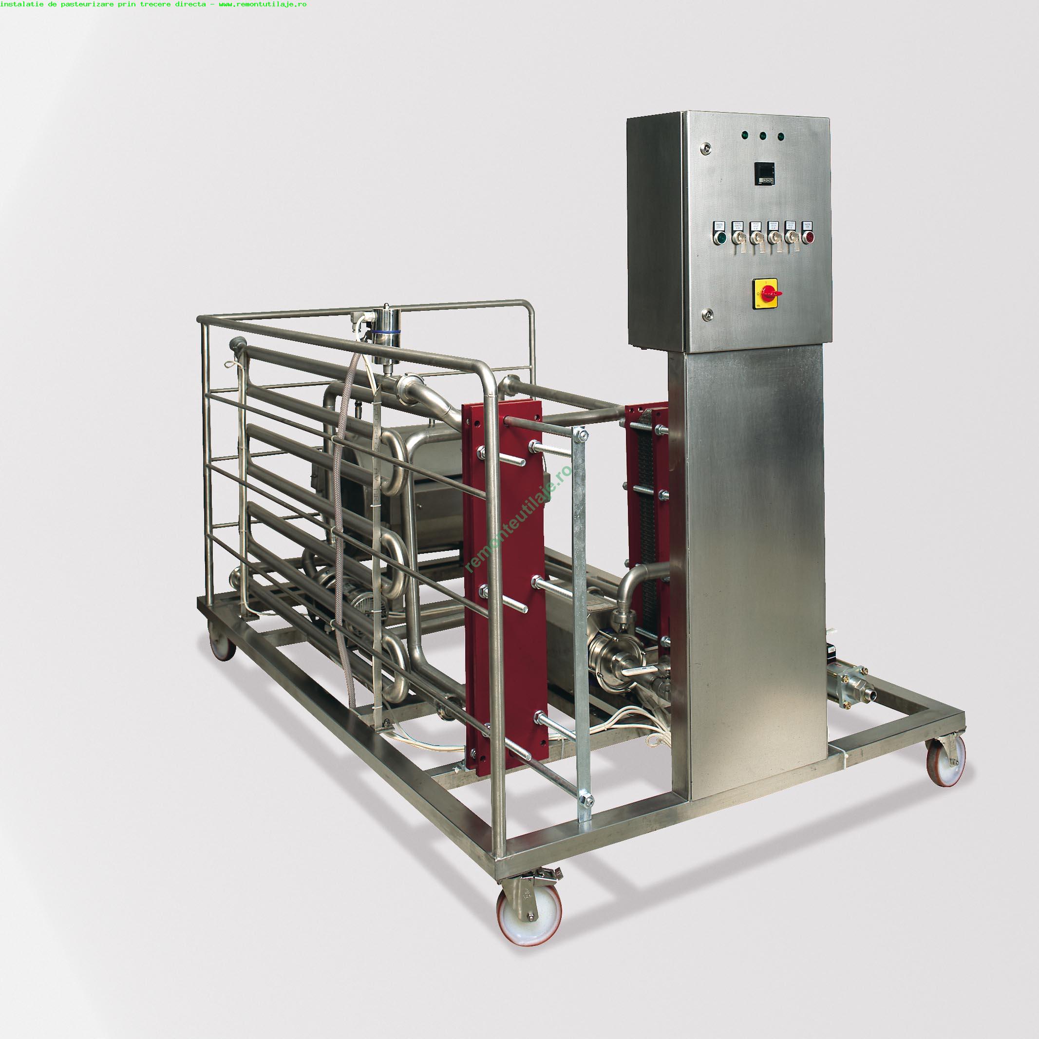 Instalatii pasteurizare trecere directa