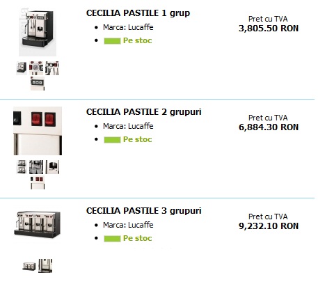 Aparat cafea pastile horeca