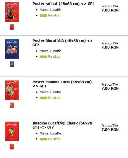 Postere si fotografii cafea