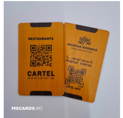 Carduri imprimate din lemn(pretul de la 100 buc)