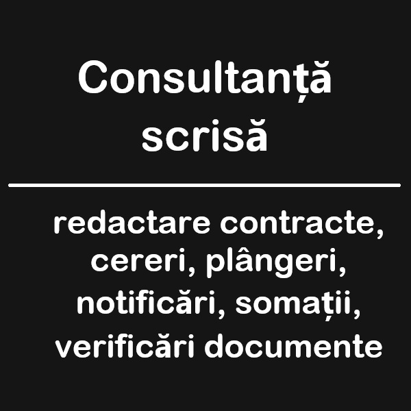 Consultanță scrisă