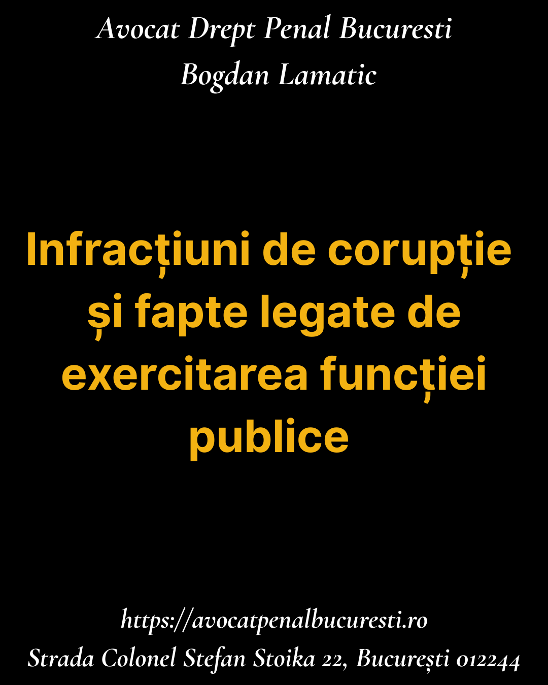 Infracțiuni de corupție și legate de funcția publică