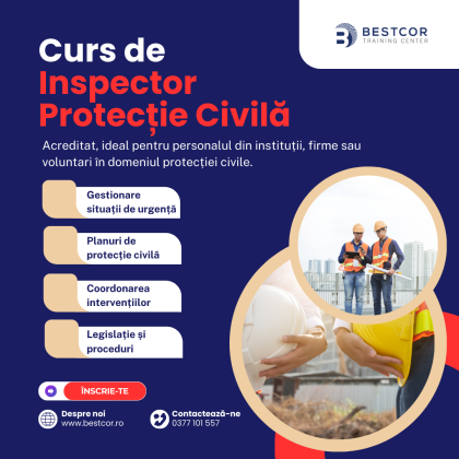 Curs Acreditat de Inspector Protectie Civila (Avizat IGSU)