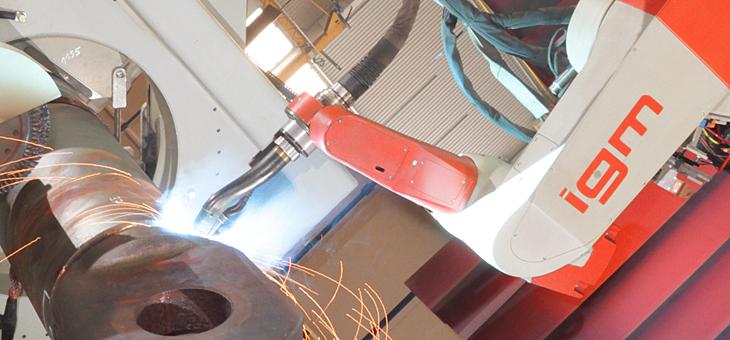 Roboti industriali de sudare