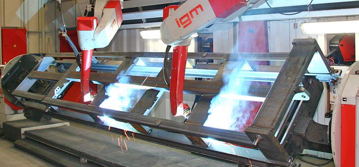 Roboti industriali de sudare