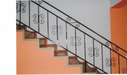Balustrade interior fier forjat