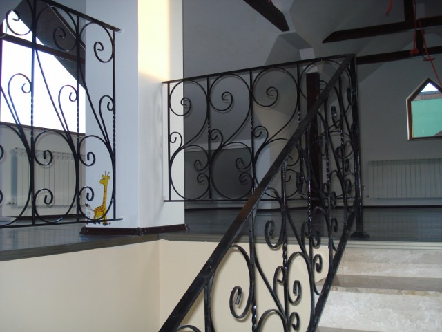 Balustrade interior fier forjat