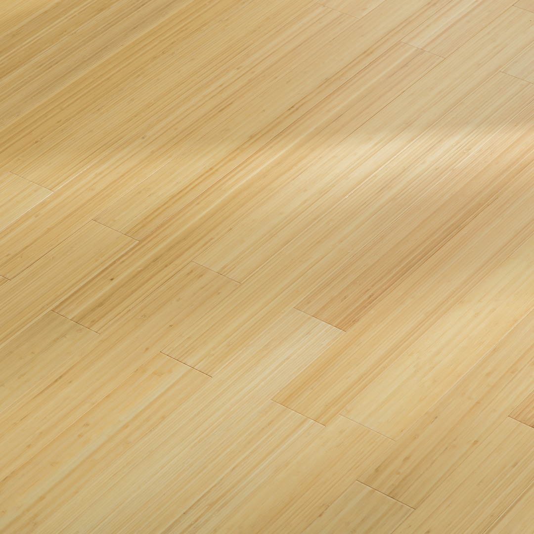 Vertical natural solid bamboo flooring