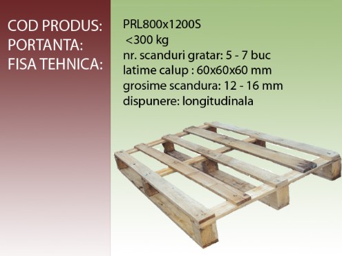 Paleti reconditionati longitudinali