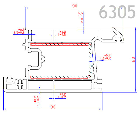 Profile PVC cu 3 camere