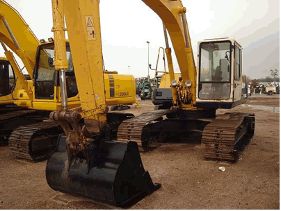 Excavator hidraulic pe senile
