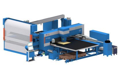 Prima Power Combi Sharp CS1225 – celulă combinată de ștanțare și laser cu fibră